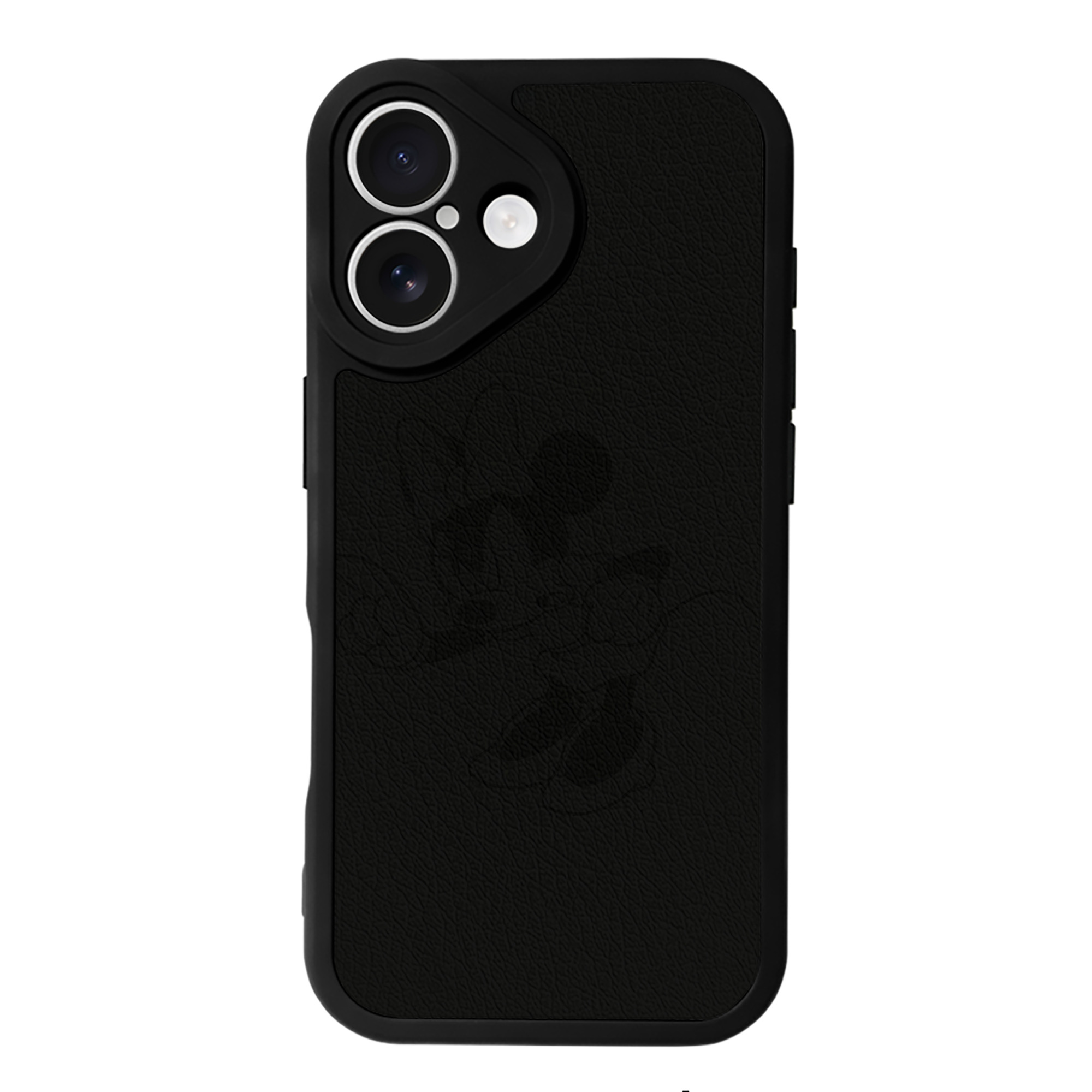 （画像用） ミッキーマウス Mickey Mouse 【iPhone 16シリーズ対応】シリコンスマホケース（レザー調） 材質：シリコン